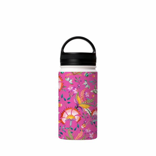 Anthology Pink Insulated Stainless Steel Water Bottle Around The House