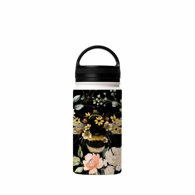 Bee I Black Insulated Stainless Steel Water Bottle Around The House