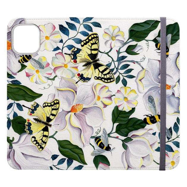 Bees And Magnolia By Bex Parkin Iphone Cases