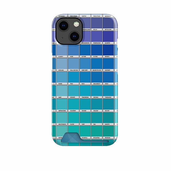 Blue Chromology By Kitty Joseph Case And Card Case + Card