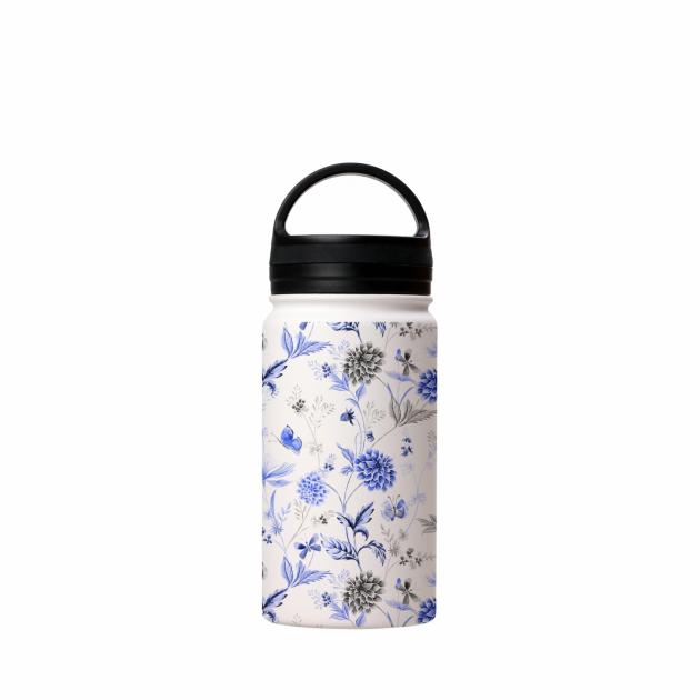 Blue Jam Insulated Stainless Steel Water Bottle Around The House