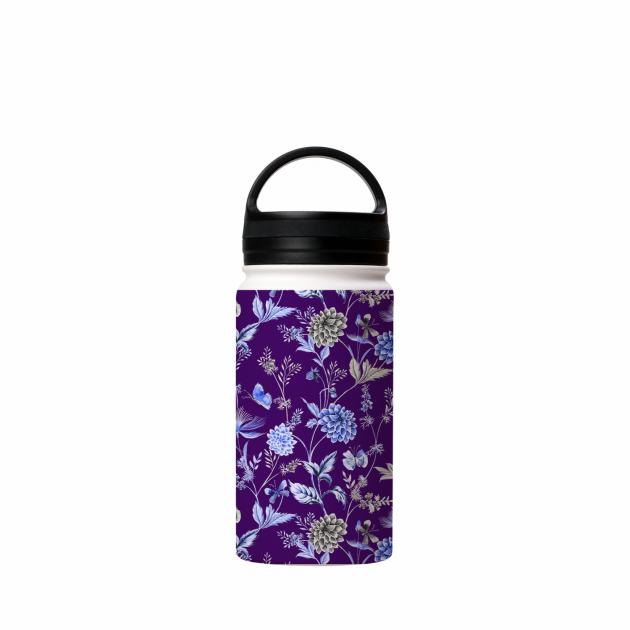 Blue Jam Purple Insulated Stainless Steel Water Bottle Around The House