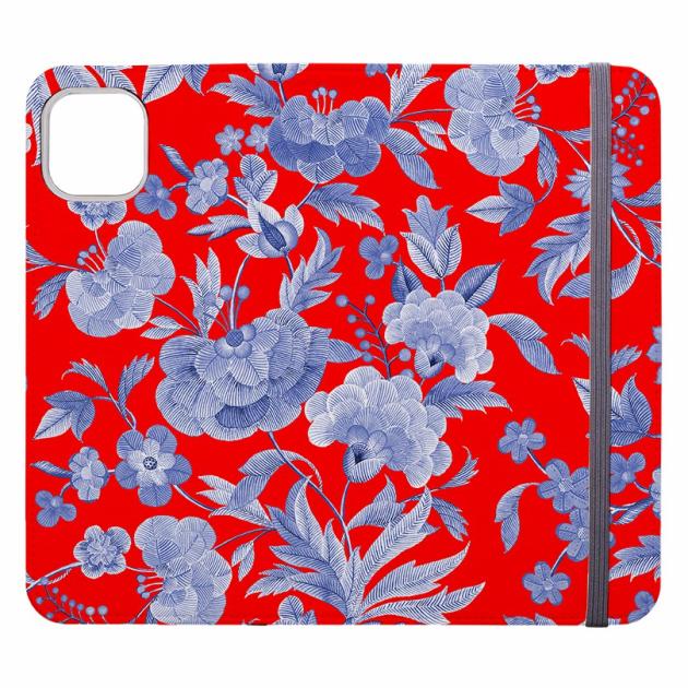 Blue Tapestry Red Wallet Case Iphone Cases