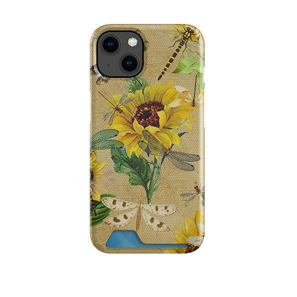 Dragonflies And Sunflowers Case And Card Case Case + Card