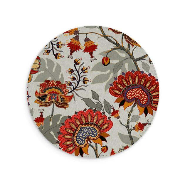 Eden Floral Vegan Leather Mouse Mat Lifestyle & Travel