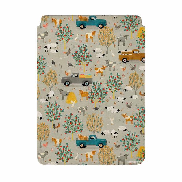 Farm Life Grey By Katherine Quinn Laptop, Kindle & Ipad Sleeve Laptop, Kindle & Ipad Sleeves