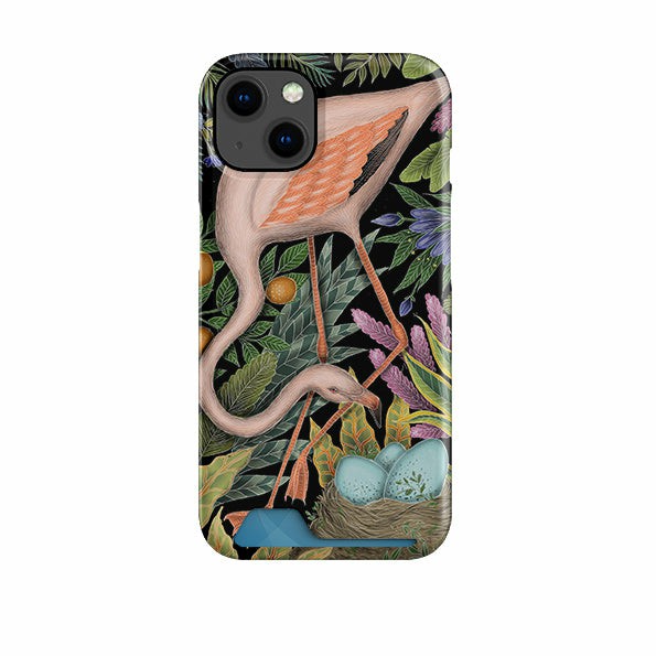 Flamingo Case And Card Case By Catherine Rowe Case + Card