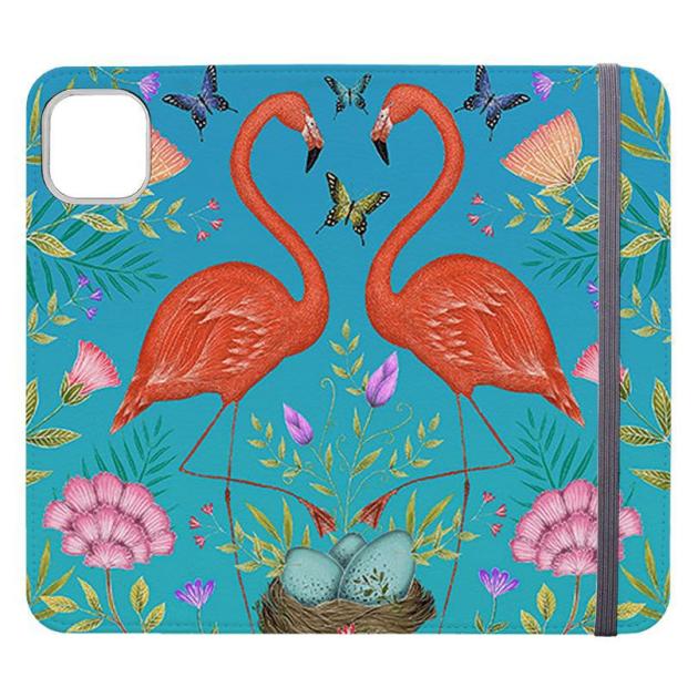 Flamingos By Catherine Rowe Iphone Cases