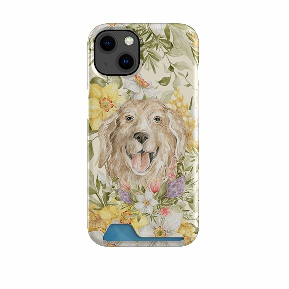 Floral Dog Case And Card Case Case + Card