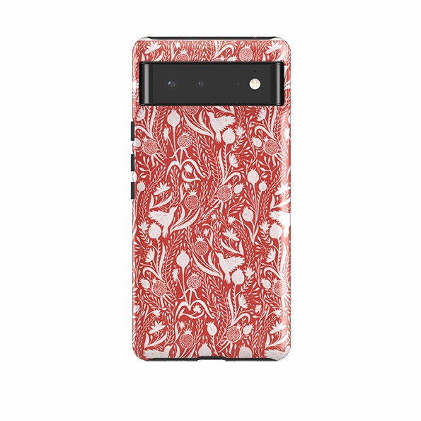 Google Tough Case – Birds And Pomegranates By Nina Pace Google Cases