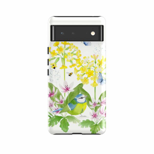 Google Tough Case – Blue Tit Garden By Bex Parkin Google Cases