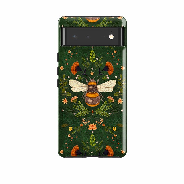 Google Tough Case – Botanical Bee Green By Jade Mosinski Google Cases