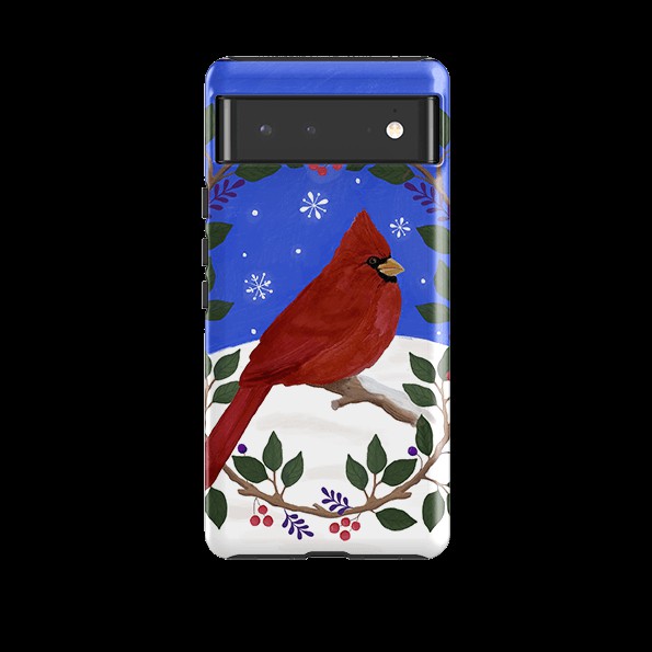 Google Tough Case – Cardinal Wreath By Bex Parkin Google Cases