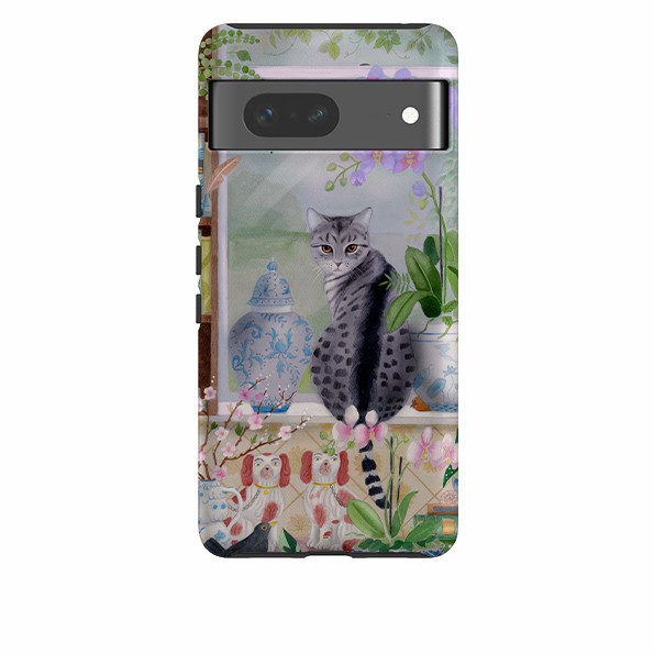 Google Tough Case – Cat In Window By Bex Parkin Google Cases