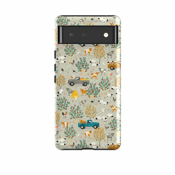 Google Tough Case – Farm Life Grey By Katherine Quinn Google Cases