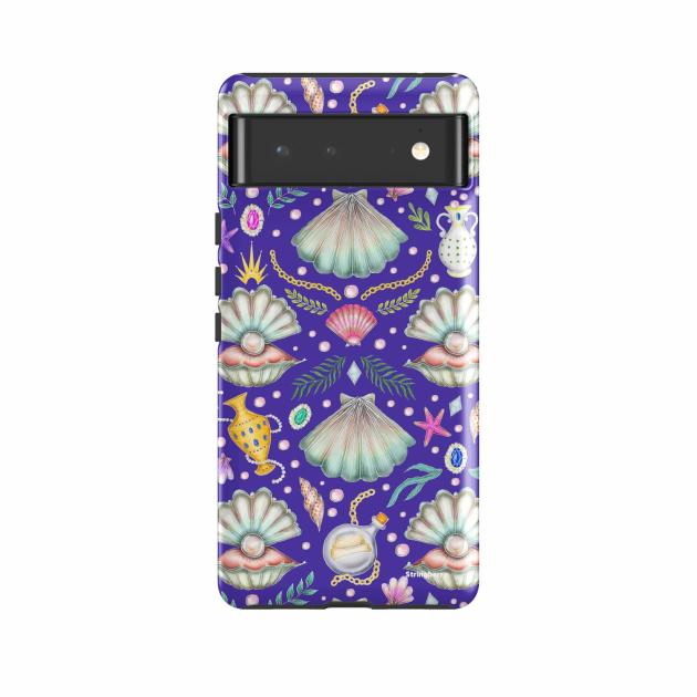 Google Tough Case – Google Pixel Case Pearl’s Fantasy Indigo By Catherine Rowe Google Cases