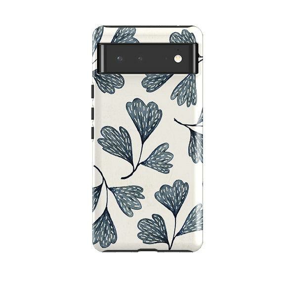 Google Tough Case – Indigo Leaves By Katherine Quinn Google Cases