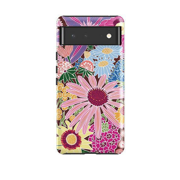 Google Tough Case – Jigsaw Floral 1 By Kate Heiss Google Cases