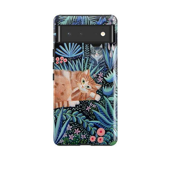 Google Tough Case – Night Cats By Mary Stubberfield Google Cases