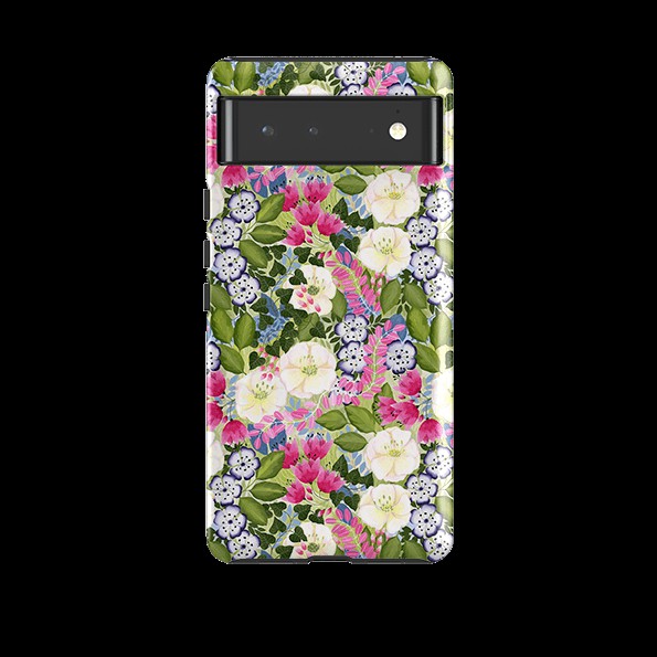 Google Tough Case – Pink Flowers By Bex Parkin Google Cases