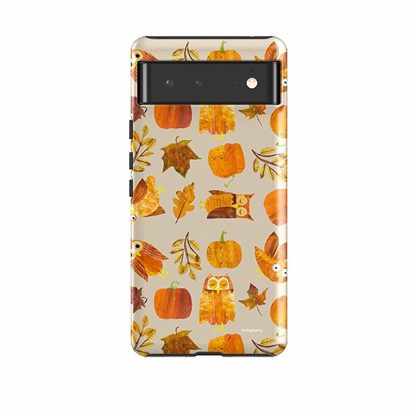 Google Tough Case – Pumpkins And Owls By Tracey English Google Cases