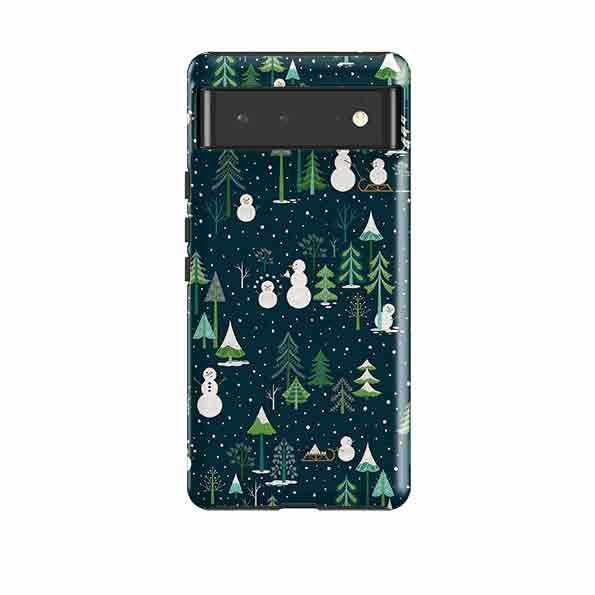 Google Tough Case – Snowman Playground By Jenny Zemanek Google Cases