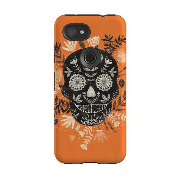 Google Tough Case – Sugarskull Orange By Jade Mosinski Google Cases