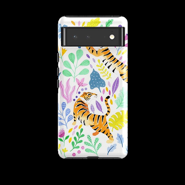 Google Tough Case – Tigers And Flowers By Bex Parkin Google Cases