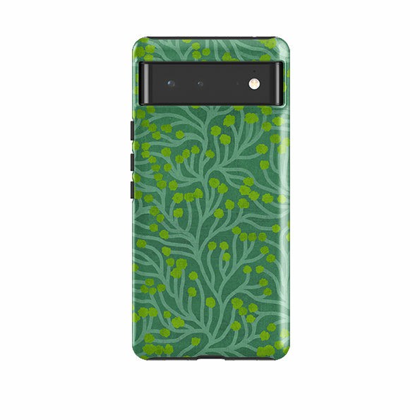 Google Tough Case – Vine Green And Teal By Katherine Quinn Google Cases