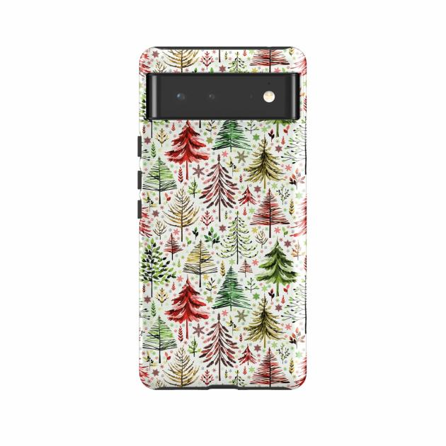 Google Tough Case – Xmas Trees By Elisabeth Haager Google Cases