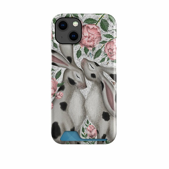 Hares And Peonies Case And Card Case By Catherine Rowe Case + Card