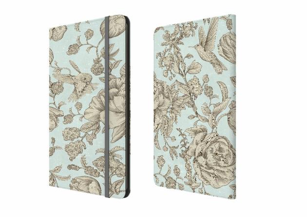 Highgrove Gardens Blue Folio Notebook Lifestyle & Travel