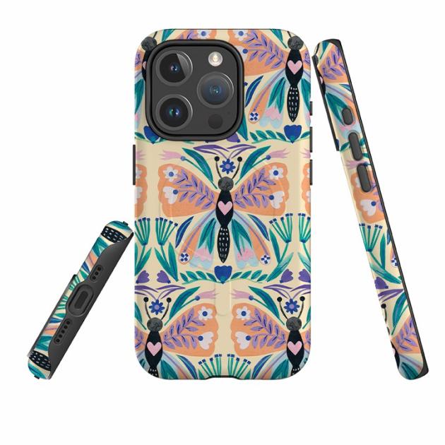 Iphone Magsafe Tough Case – All Over Butterfly By Tracey English Iphone Cases