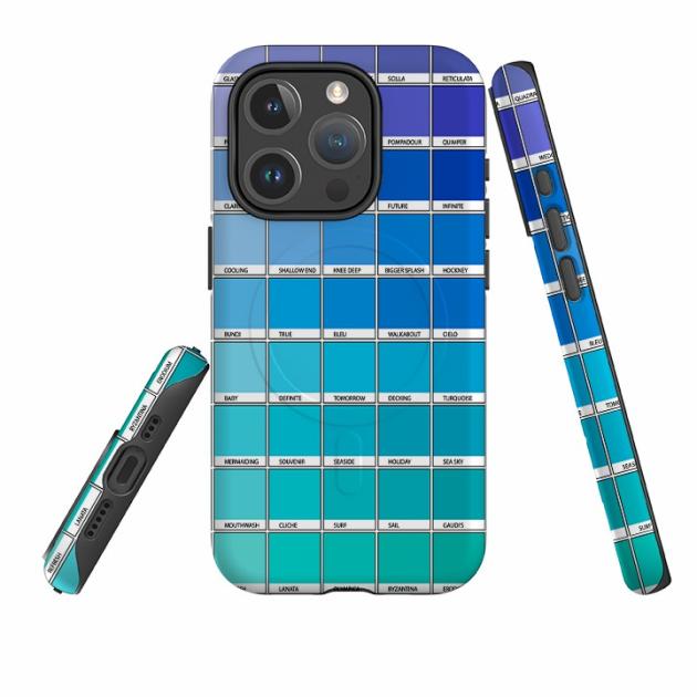 Iphone Magsafe Tough Case – Blue Chromology By Kitty Joseph Iphone Cases