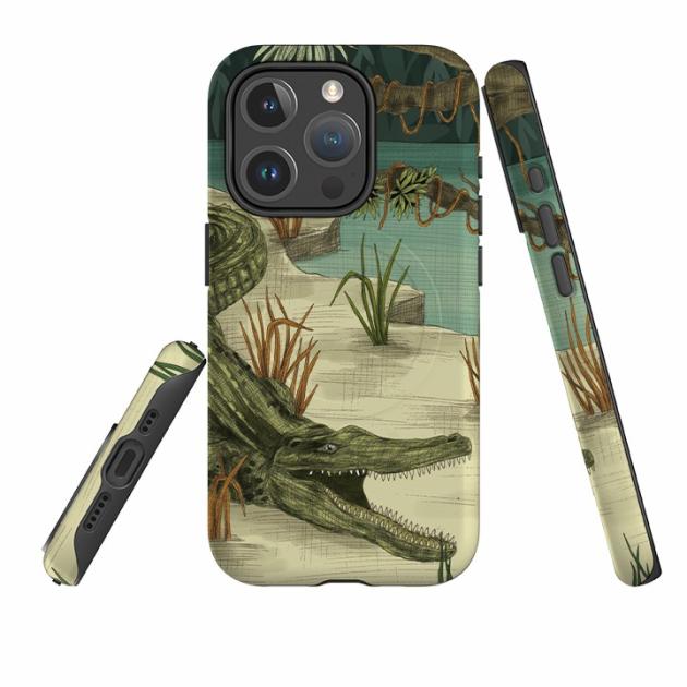 Iphone Magsafe Tough Case – Crocodile By Jade Mosinski Iphone Cases