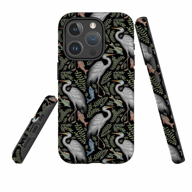 Iphone Magsafe Tough Case – Egret Pattern By Catherine Rowe Iphone Cases