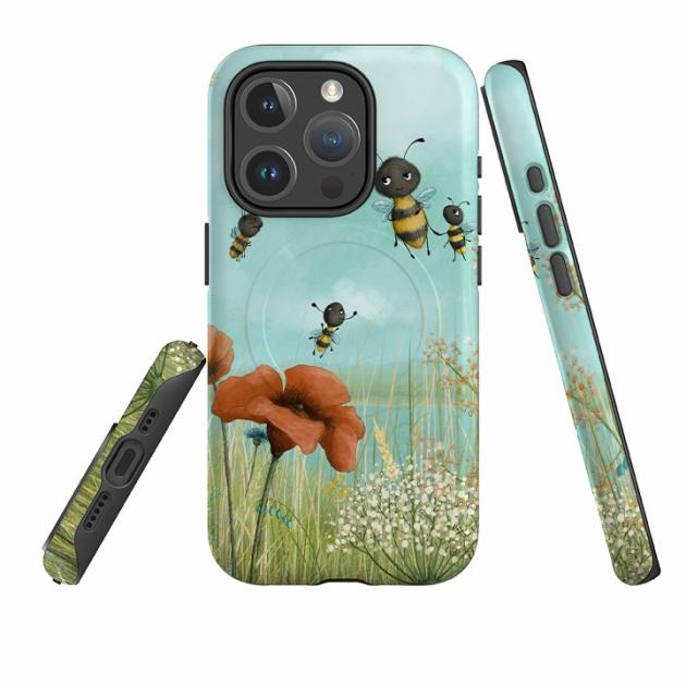 Iphone Magsafe Tough Case – Flower Field By Maja Lindberg Iphone Cases