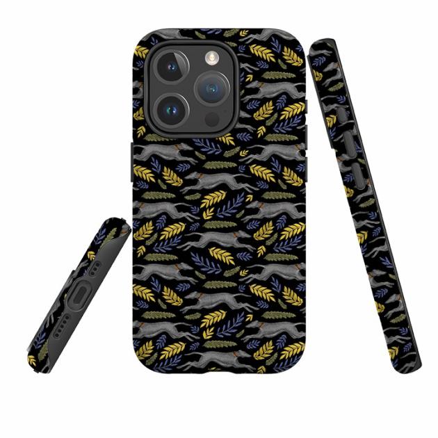 Iphone Magsafe Tough Case – Greyhound Pattern By Catherine Rowe Iphone Cases