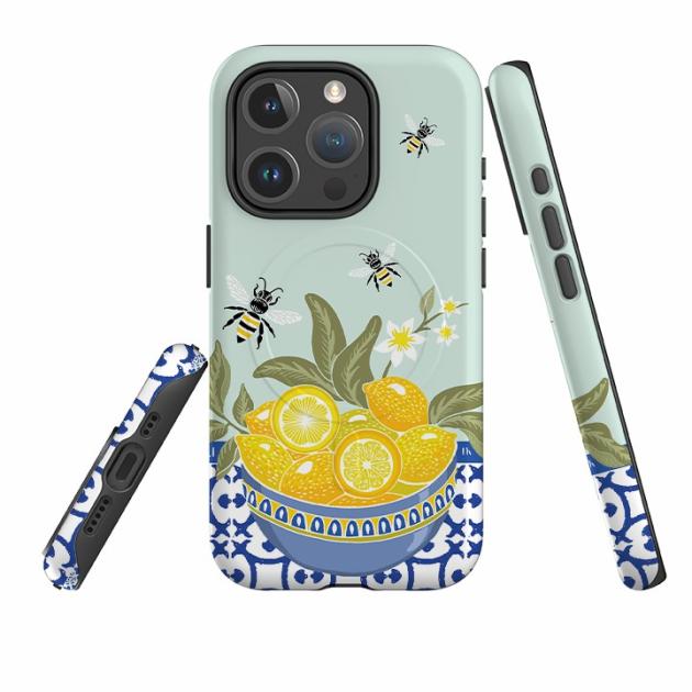 Iphone Magsafe Tough Case – Lemons By Kate Heiss Iphone Cases