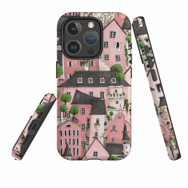 Iphone Magsafe Tough Case – Pink City By Maja Lindberg Iphone Cases