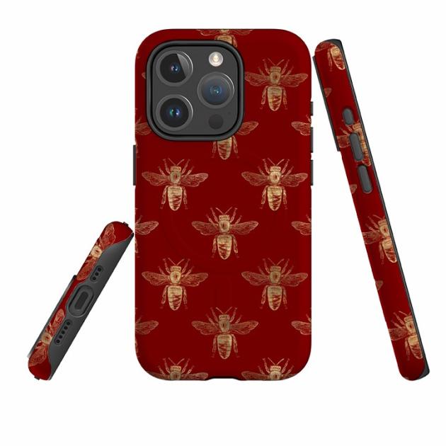 Iphone Magsafe Tough Case – Red Bees Iphone Cases