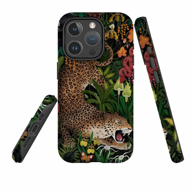 Iphone Magsafe Tough Case – Roaring Leopard By Bex Parkin Iphone Cases