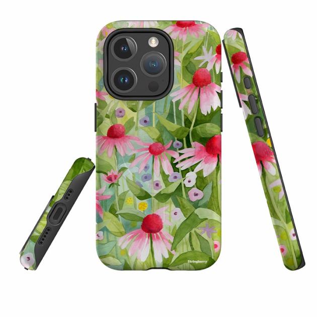 Iphone Magsafe Tough Case – Summer Echinacea By Bex Parkin Iphone Cases