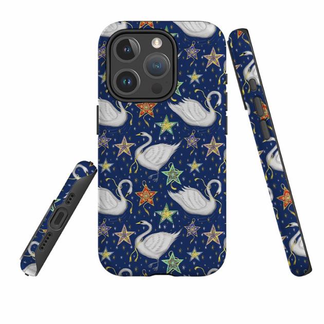 Iphone Magsafe Tough Case – Swan Pattern By Catherine Rowe Iphone Cases