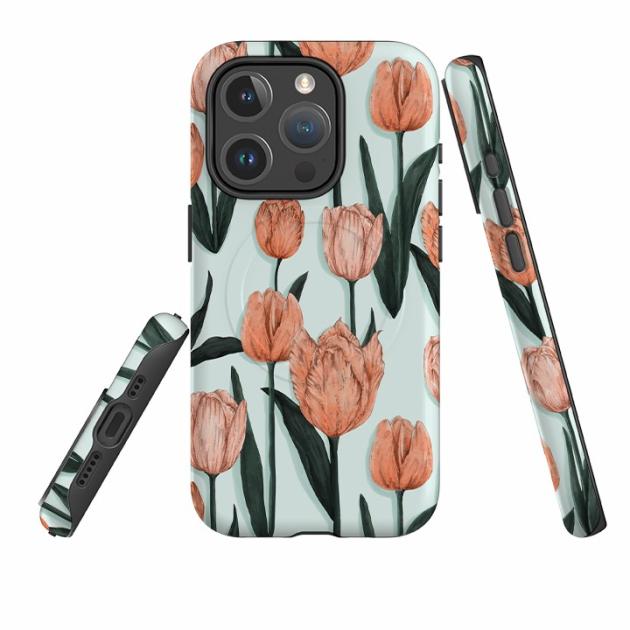 Iphone Magsafe Tough Case – Tulips By Jade Mosinski Iphone Cases