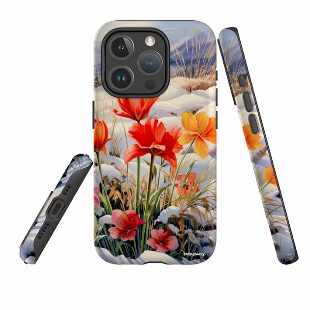 Iphone Magsafe Tough Case – Winter Wild Flowers Iii Iphone Cases