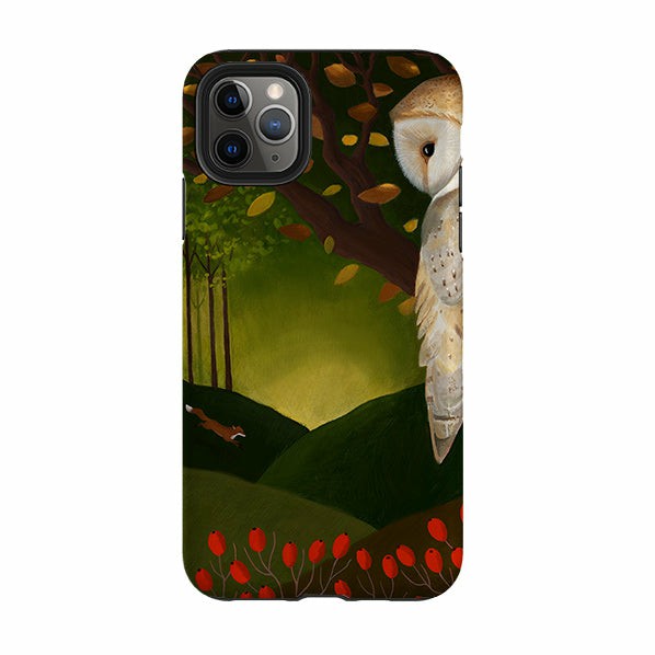 Iphone Tough Case – Autumn Owl And Fox By Bex Parkin Iphone Cases