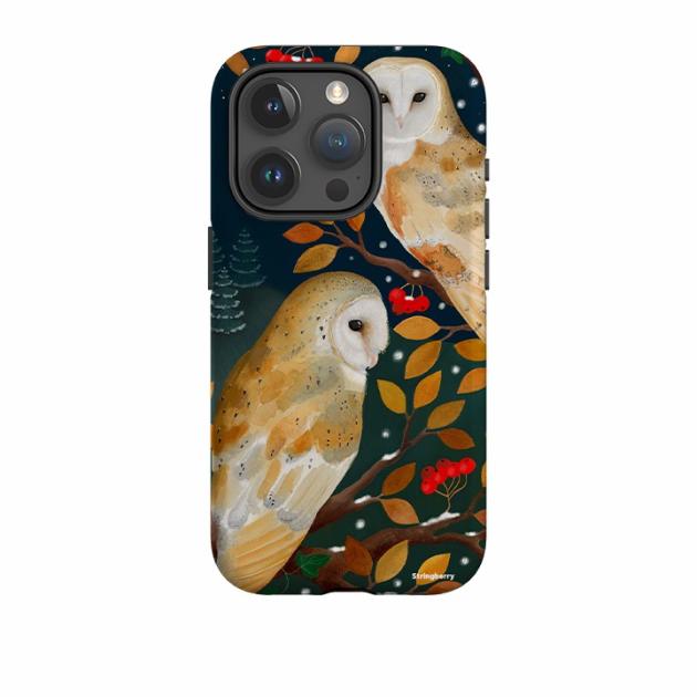 Iphone Tough Case – Autumn Owls By Bex Parkin Iphone Cases