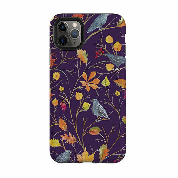 Iphone Tough Case – Autumn Pattern By Elisabeth Haager Iphone Cases