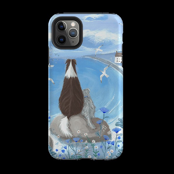 Iphone Tough Case – Beach Dog By Mary Stubberfield Iphone Cases